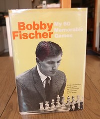 My 60 Memorable Games by Bobby Fischer HC/DJ 1ed Super Fast Free Shipping