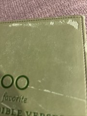 Hallmark 100 Favorite Bible Verses Faux Leather Bound Gold Edges Bookmark 2005