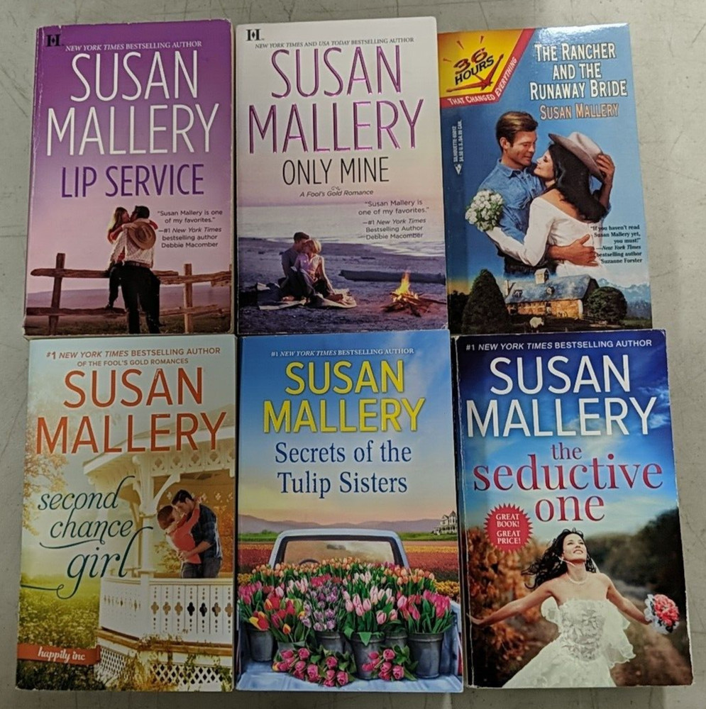 Susan Mallery Only Mine Lip Service The Seductive One Second Chance Girl x6