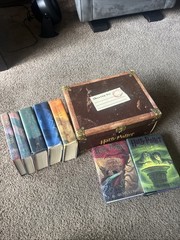 Harry Potter Boxed Set Hardcover Books 1-7 in Trunk Chest Limited Edition READ
