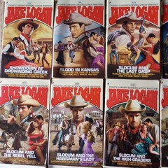 Jake Logan Action Western Paperback Lot Of 19 Slocum Series