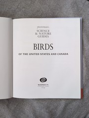 Birds of the United States and Canada World Book’s Science & Nature Library Copy