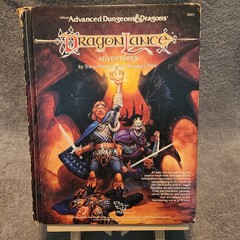 DragonLance Adventures #2021 AD&D Advanced Dungeons and Dragons Hardcover 1987