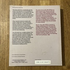 PLASTERING: A CRAFTSMAN’S ENCYCLOPEDIA By William D. Stagg & Brian F. Pegg