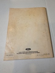 1985 Ford Light Truck Econoline Bronco Do It Yourself Service Guide Manual