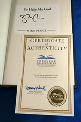 So Help Me God by Mike Pence Signed HC/DJ w/COA – Fine