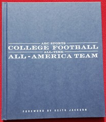 ABC Sports College Football All-Time All-America Team 2000 Hardcover 175 Pages