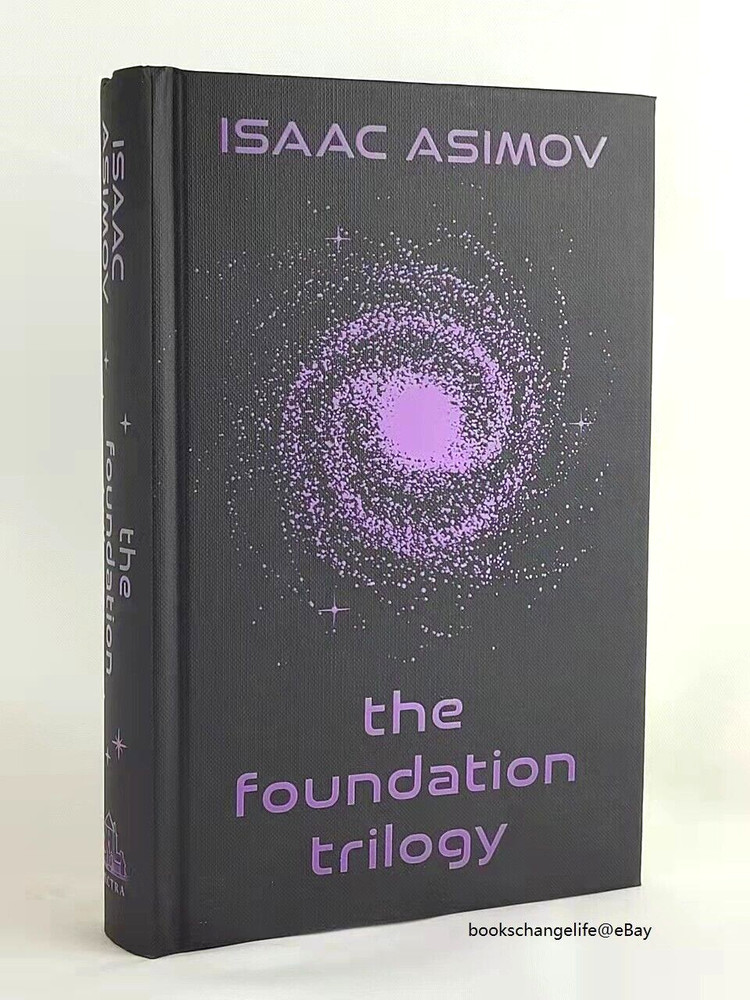 THE FOUNDATION TRILOGY by Isaac Asimov Deluxe Hardcover Edition Brand NEW