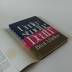 1979 „Understanding Death” By Brent. A. Barlow Hardcover, Dust Jacket, Good Cond
