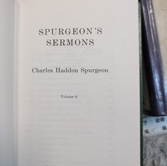 Lot of 5 Books Spurgeon’s Sermons Charles Spurgeon Christian Vol. 3, 6, 10, 15