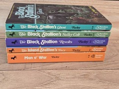 Lot of 5 The Black Stallion Paperbacks 1980s Walter Farley Very Good