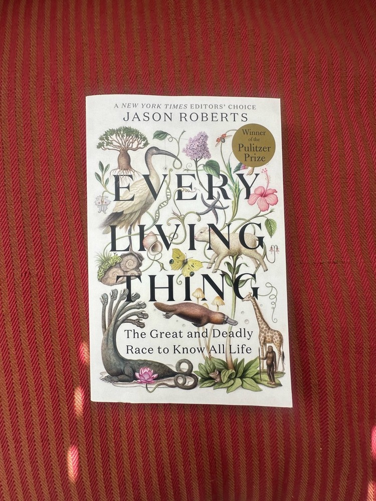 Every Living Thing The Great and Deadly Race, Jason Roberts. PB, 2025, Like new.
