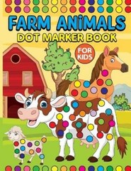 Laura Bidden Farm Animals Dot Markers Book for Kids (Paperback)