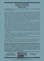 Whitman Blue Coin Folder For US Morgan Silver Dollars No 4 1898 1921 Album 9085