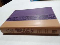 King James Bible Ser.: The KJV Study Bible – Large Print [Violet Floret] by…