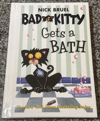 Lot of 4 Bad Kitty Hardcover Books by Nick Bruel First Square Fish Edition