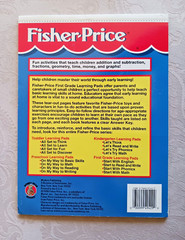Fisher-Price FIRST GRADE LEARNING PAD – Start with Math -Honey Bear Books – 1998