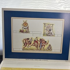 Matthew Kalmenoff Plains Indians Diorama to Cut & Assemble PB Illustrated 1975