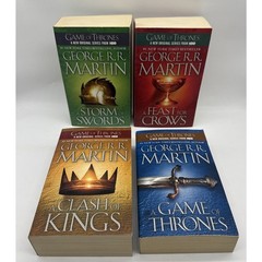 GEORGE MARTIN LOT of 4 BOOKS PAPERBACK #1-4 A song of Fire and Ice