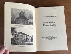 Fredericksburg Home Kitchen Cook Book by Anonymous (1916 Trade Paperback)