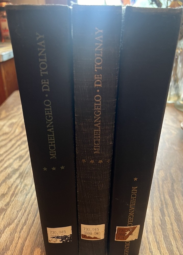 Michelangelo 3 Volume set (Youth, The Medici Chapel, The Tomb of Julius II)