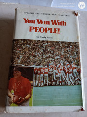 1975 2ND EDITION YOU WIN WITH PEOPLE WOODY HAYES HC/HARDCOVER/DJ BOOK