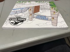 Jurassic World Adult Coloring Book by N. B. C. NBC Universal (2019, Trade…