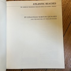 Atlantic Beaches The American Wilderness 1972 Time-Life Hardcover 184 Pages