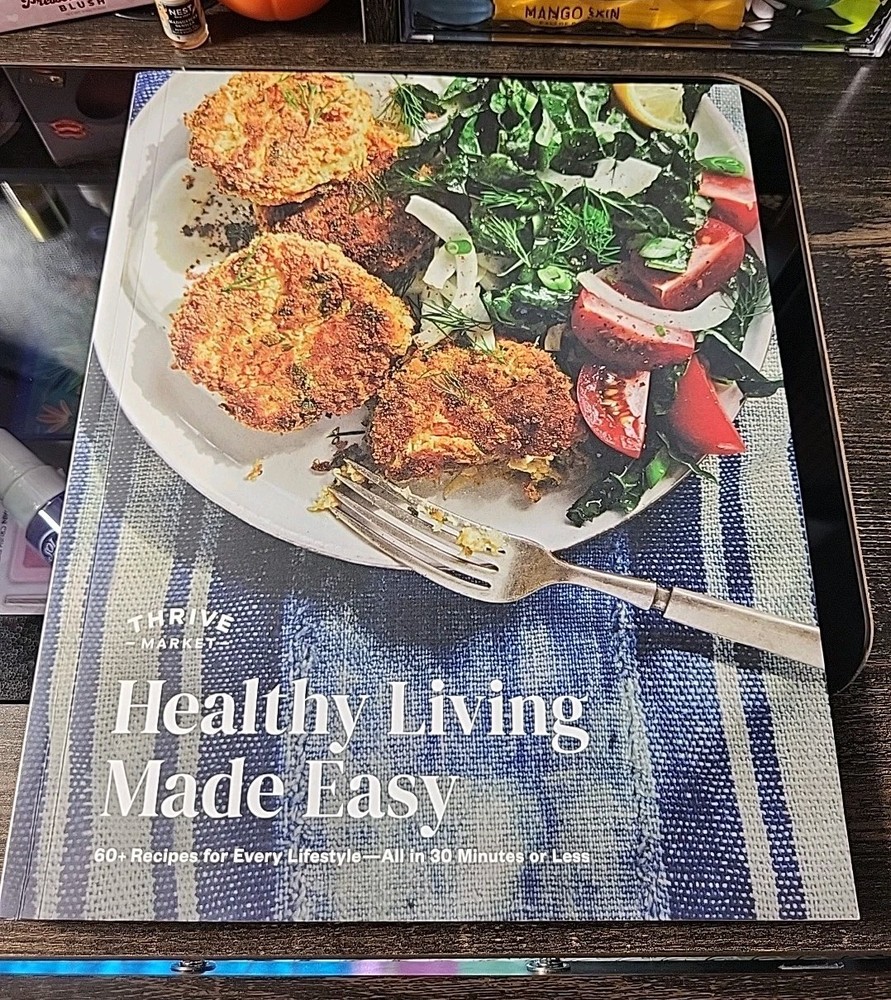 UNOPEN Thrive Market Healthy Living Made Easy Cookbook 60+ Recipes NEW