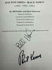 Dayton Ohio Race Town Signed Bill Holder 3rd Edition Paperback Rare 134 Pages