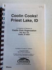 Coolin Cooks! Priest Lake Idaho Community Cookbook 2005 Morris Press Cookbooks