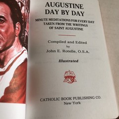 Saint Augustine Day by Day, Meditations, Catholic, John E. Rotelle- LIKE NEW