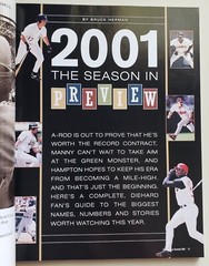 2001 MLB Official Guide To The 2001 Baseball Season Program 240 Pages MINT/NEW