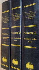 The Preacher’s Outline & Sermon Bible—KJV—-3 Volume Set—-NO SLIPCASE
