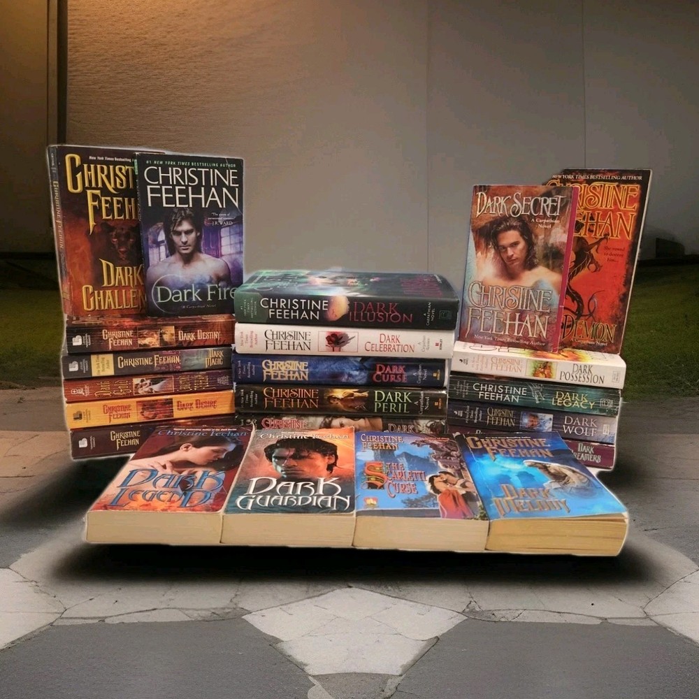 Lot of 22 Carpathian/Christine Feehan Books 1- 9.5 & 12-21 /25/31/33