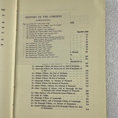 History of the O’BRIENS : from Brian Boroimhe A.D. 1000 to 1945 HCDJ illustrated