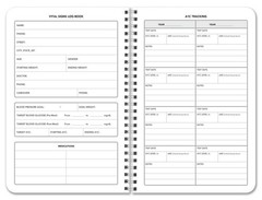 Vital Signs Log Book/Vitals Monitoring Logbook/ 104 Pages Record Book – 6” x …