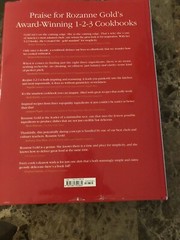 Cooking 1-2-3 : 500 Fabulous Three-Ingredient Recipes by Rozanne Gold (2003,…