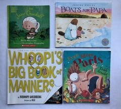 8 Books for 5-10 years old, fiction & non-fiction (5 very good, 3 good, clean)
