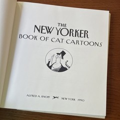 First Edition 1990 The New Yorker Book of Cat Cartoons 104 Pages Feline Humor