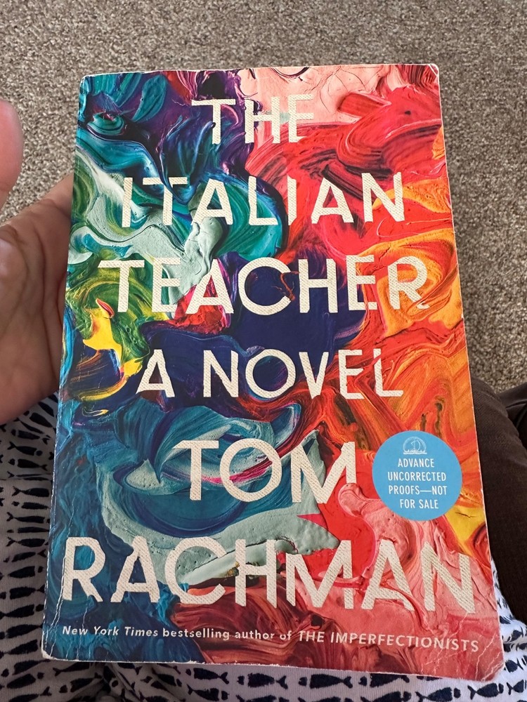 Italian Teacher by Tom Rachman (2018, Trade Paperback)-very good condition