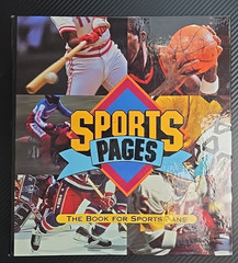 Vintage 1996 „Sports Pages: The Book For Sports Fans” Collector’s Hardcover Bind