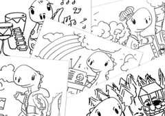 DIGITAL- 2025 Merrick B&W Children’s Dinosaur Coloring Book *PRINT REQ’D* 26 pgs