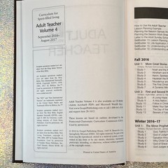Adult Teacher Volume 4 – Gospel Publishing House – 2016 Pentecostal Curriculum