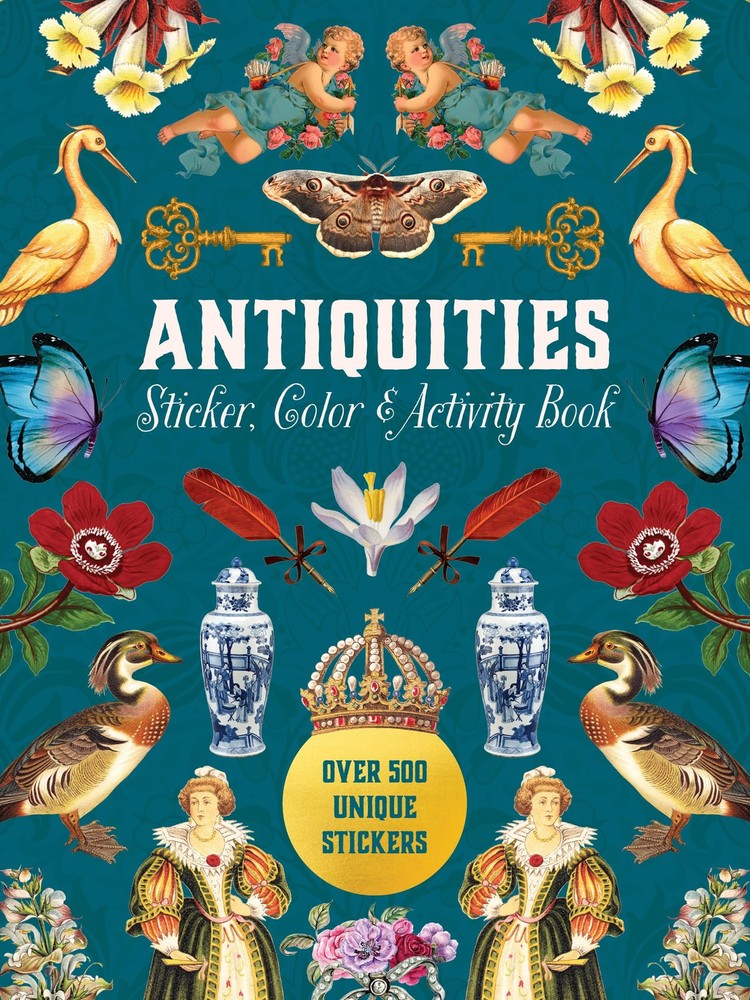 Antiquities Sticker, Color & Activity Book: Over 500 Unique Stickers (Sticke…