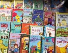 20 lot little golden books assorted kids vintage mix newer board books – GOOD