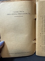 Vintage 1956 Reviewing Latin Two Years by Eli Blume AMSCO School Publication