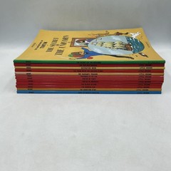 Hergé The Adventures Of Tintin 12-Book Paperback Set Little Brown Multicolor