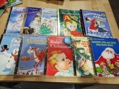 Lot of 8 Christmas Little Golden Books UNSORTED Mixed Titles – Free shipping