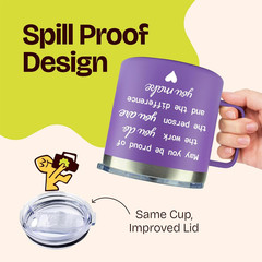 May You Be Proud of the Work You Do – Mental Health Gifts for Women 14 Ounce Tum